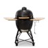 KAMADO BONO Grande Ceramic Grill 23" s kolicima, crni